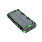 Solar Fast Charging Power Bank Portable 20000mAh Charger Waterproof Pi-Mart