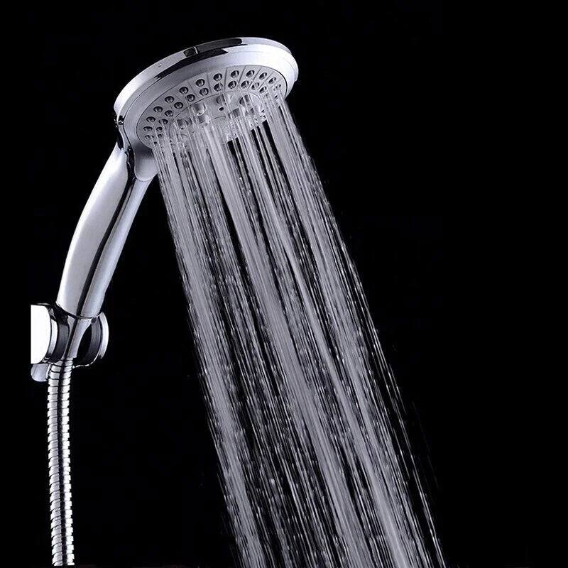 High Pressure Shower Head 5 Settings Handheld Shower Heads Spray With 5 FT Hose Pi-Mart
