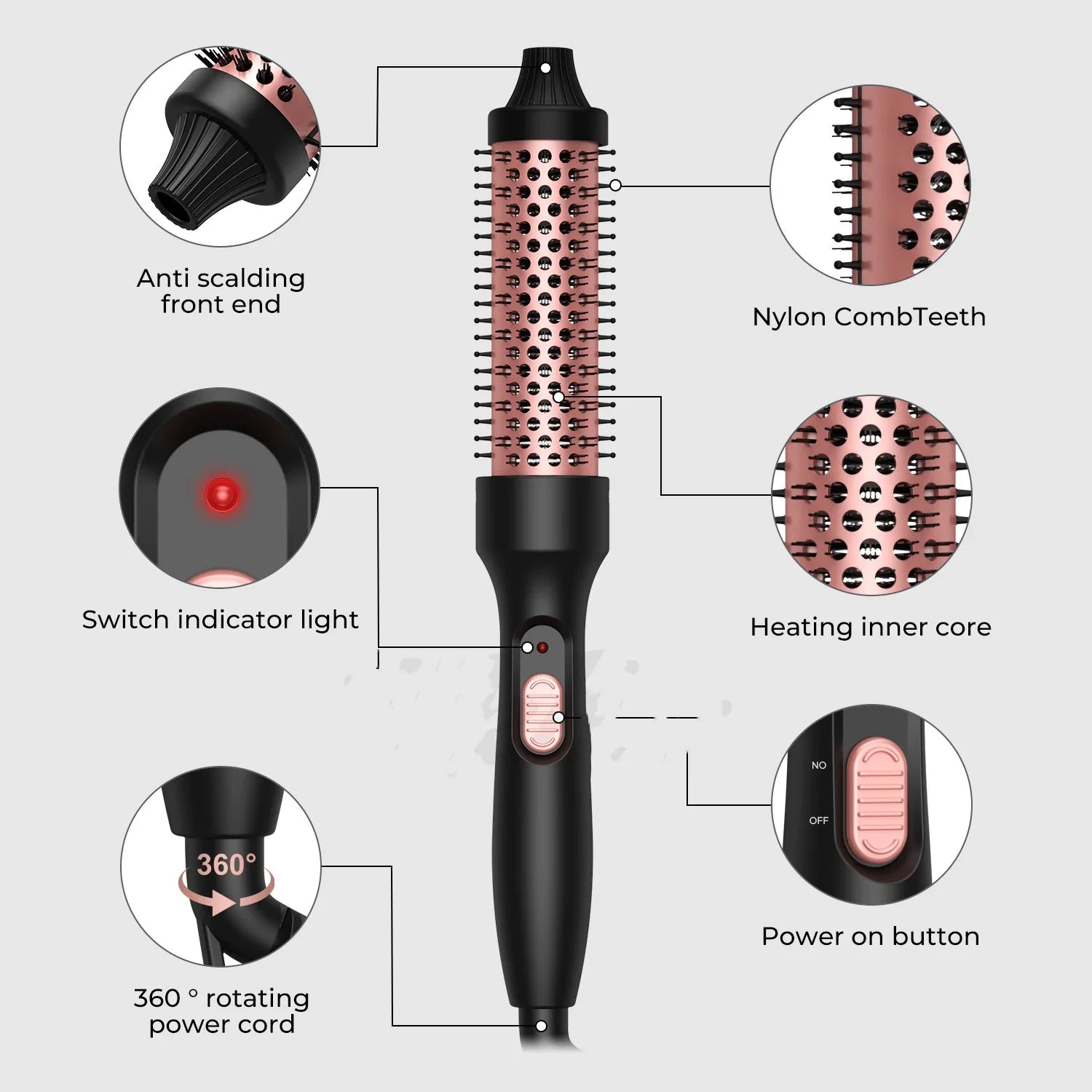 Hair Straightener And Curler Hair Dryer Pi-Mart