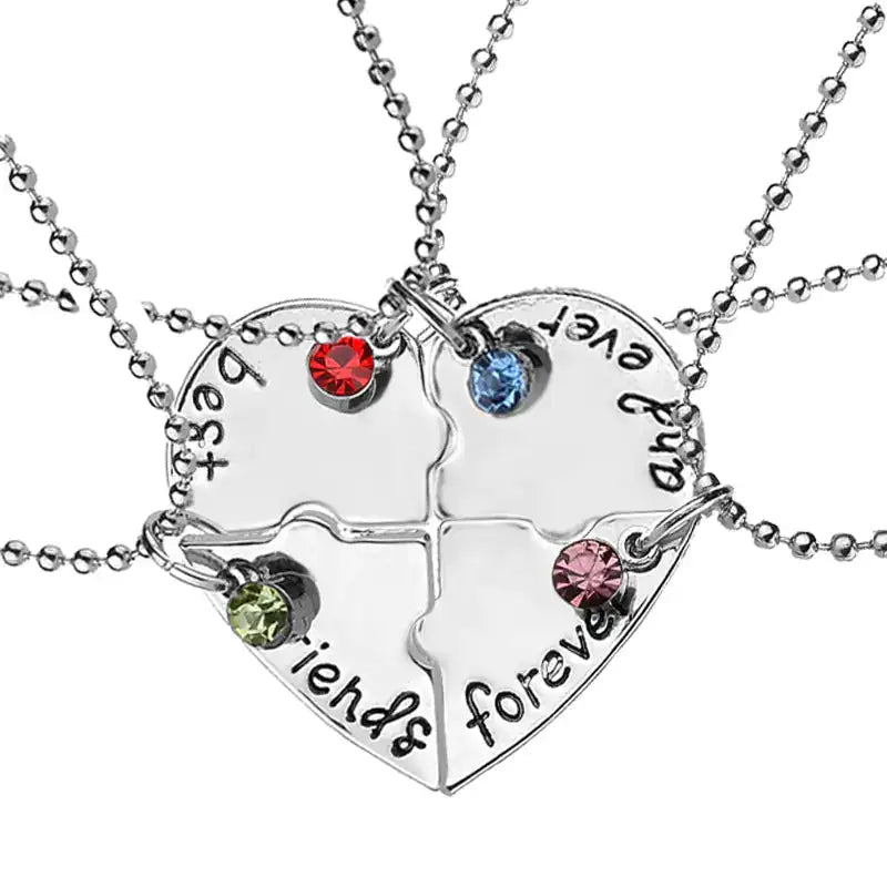 Minimalist Friendship Necklaces for Girls (Set of 2)