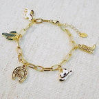 Yeehaw Rodeo Charm Bracelet – Western Icons