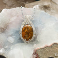 Yellow Jasper Wire Wrap Crystal Pendant - SJB-DIAMOND ELITES