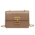 Retro European American Handbags with Chain Detail