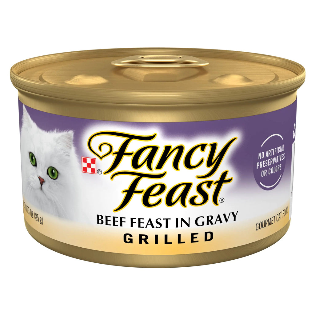 Purina Fancy Feast Grilled Wet Cat Food Beef Feast in Wet Cat Food Gravy - (Pack of 24) 3 oz. Cans Lootquake LLC