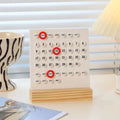 Wannian Wooden Ring Acrylic Calendar Pi-Mart