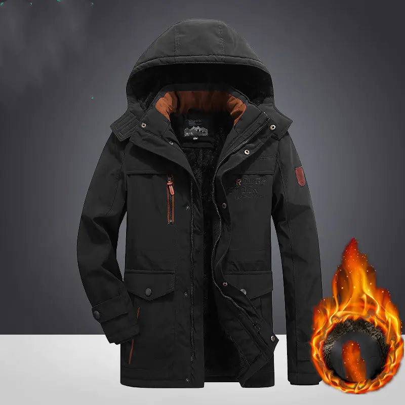 Thick Padded Plush Jacket Pi-Mart