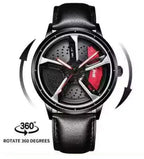 3D Spinning Mens Watches Car Rim