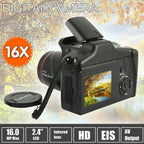 Digital Camera 3.0 Inch TFT LCD Screen 16X Zoom HD 16MP 1080P Anti-Shake Mic US Pi-Mart