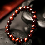 8mm Tiger Eye Beaded Bracelet