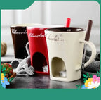 Ceramic Chocolate Cheese Ice Cream Hot Pot Mug Pi-Mart