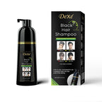 Dexe Hair Dye Shampoo 14.1 Fl Oz Gray Hair Coverage Black Hair Dye Hair Color Shampoo Black Hair Shampoo for Men & Women Lootquake LLC