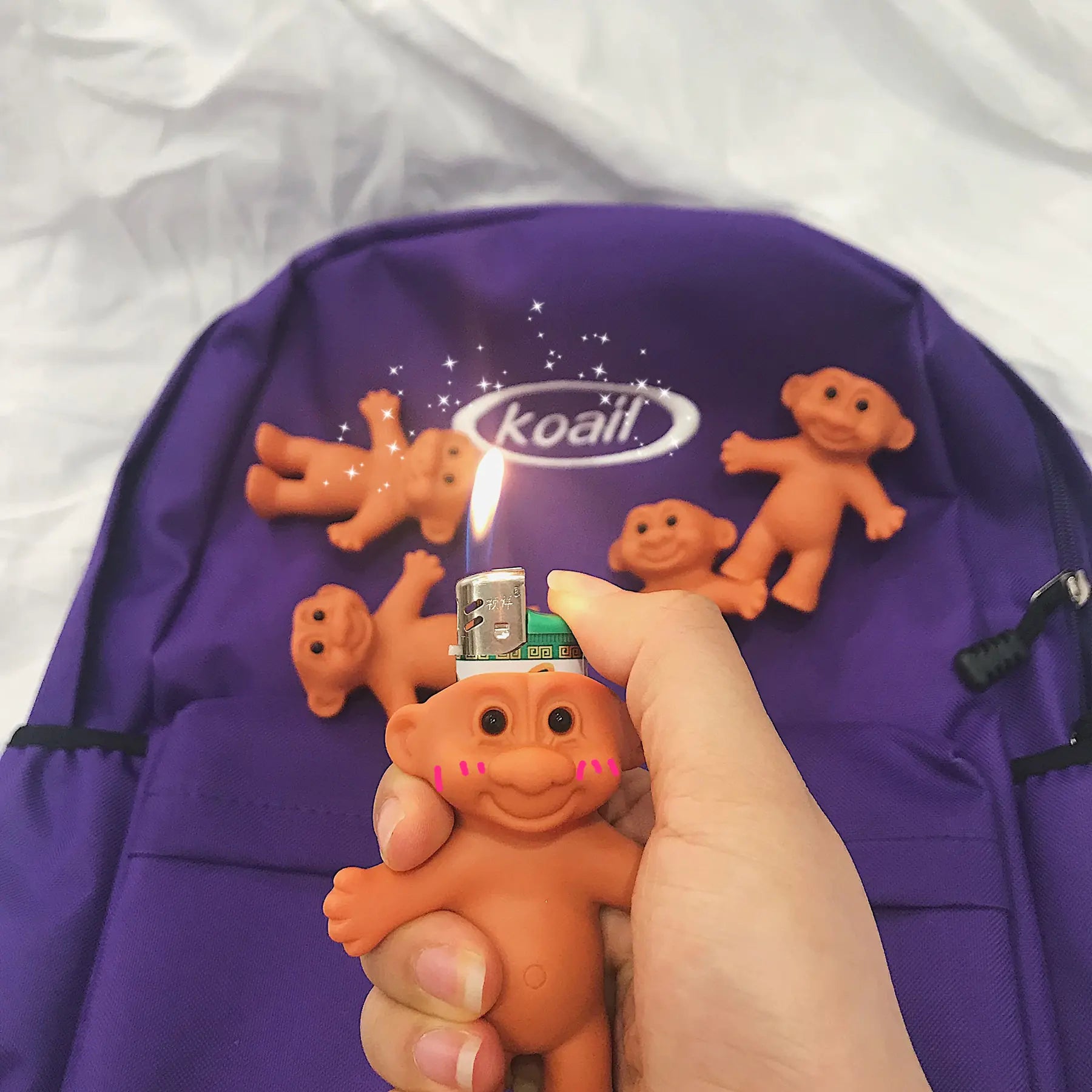 Rubber Naked Doll Lighter Case Pi-Mart