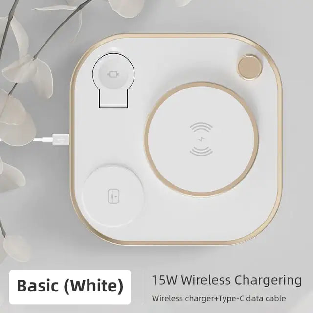 15w Fast 3 In 1 Wireless Charger Lamp Pi-Mart