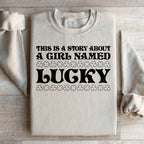 A Girl Named Lucky Sweatshirt Peachy Sunday
