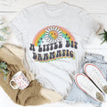 A Little Bit Dramatic Tee Peachy Sunday