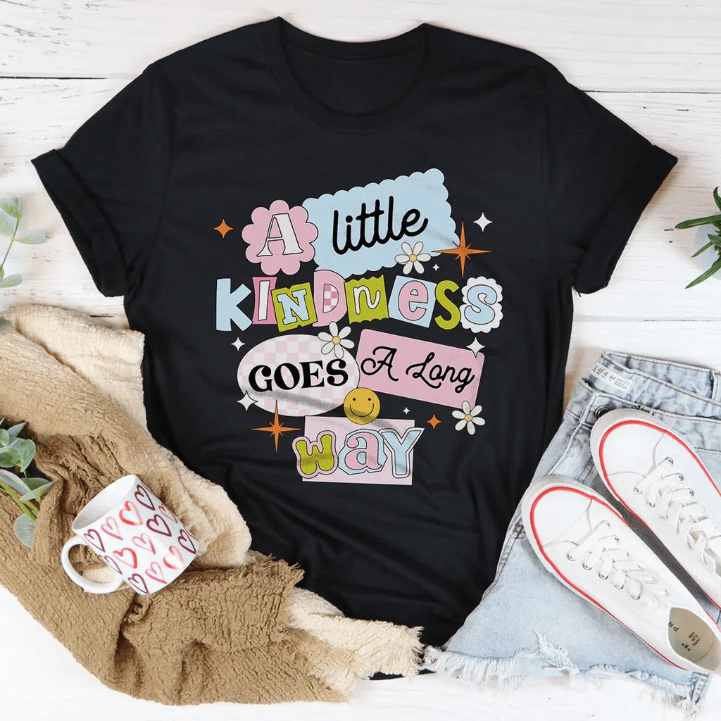 A Little Kindness Goes A Long Way Tee Peachy Sunday