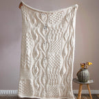 Hand-woven Thick Wool Blankets Sofa Towels And Blankets Upholstered And Photographed Blankets Pi-Mart