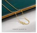 18K Gold Plated Necklaces Pi-Mart