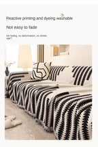 1pc Soft Chenille Sofa Protector - All-Season Universal Fit, Anti-Cat Scratch, Stain-Resistant, Plush Throw Blanket, Living Room and Bedroom Decor Essential - Easy Care, Machine Washable, and Durable Lootquake LLC