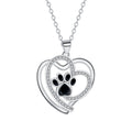 Cute Pet Footprints Necklace Clavicle Chain Personality Pi-Mart