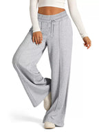 Drawstring Wide Leg Pants THRIXINE