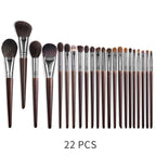 Natural Makeup Brushes Set Eyeshadow Make Up Brush Goat Pi-Mart