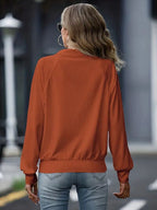 Simple White Zip Up Collared Neck Raglan Sleeve Jacket Comfortable Versatile Casual Women Wear Stevvex