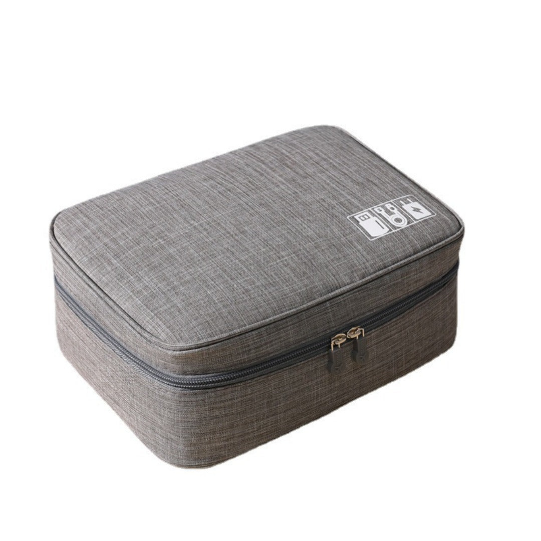 Data cable storage bag, large-capacity grid charger storage bag, mobile hard disk, earphone bag, travel portable waterproof digital bag. - SJB-DIAMOND ELITES