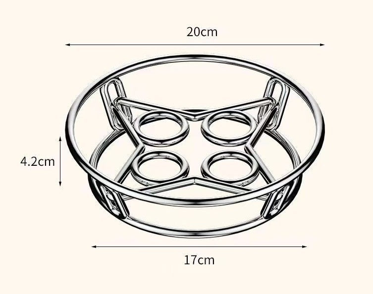 Stainless Steel Pot Rack Multifunctional Storage Pi-Mart