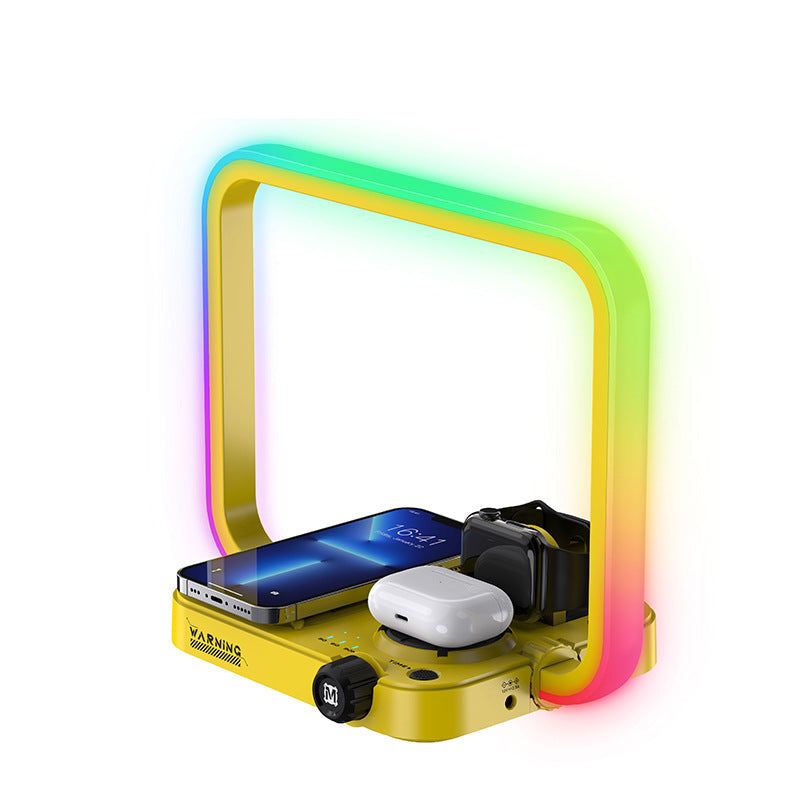 Multifunctional Wireless Charger Small Night Lamp Creative Pi-Mart