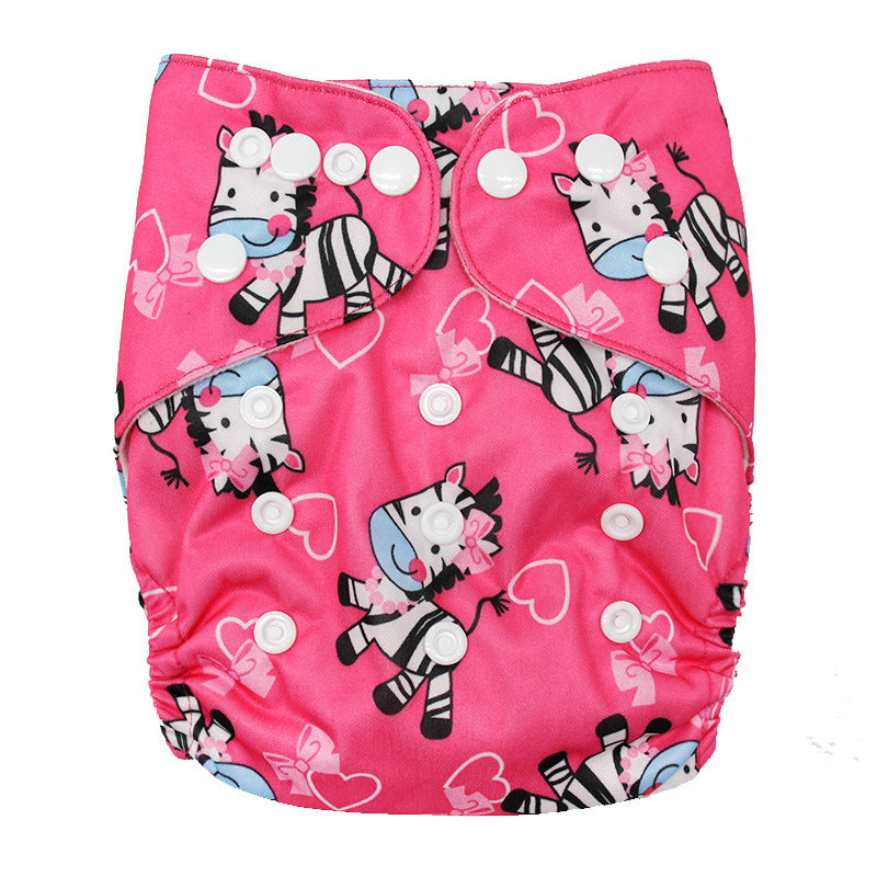 Washable Cloth Diapers Baby Waterproof Adjustable breathable Pi-Mart