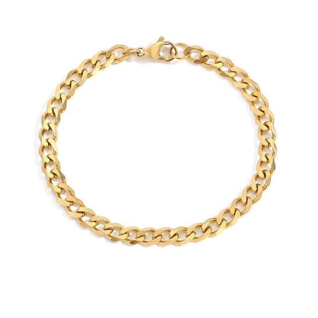 Curb Chain Stainless Steel Bracelet Pi-Mart
