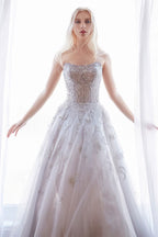 Constellation Selene Tulle Ball Gown Purplish Diva