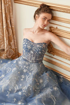 Constellation Selene Tulle Ball Gown Purplish Diva