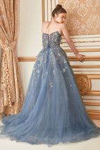 Constellation Selene Tulle Ball Gown Purplish Diva