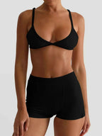 Seamless Bra and High Waist Shorts Active Set THRIXINE