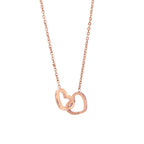 Simple Stainless Steel Plating Love Engraved Necklace Pi-Mart