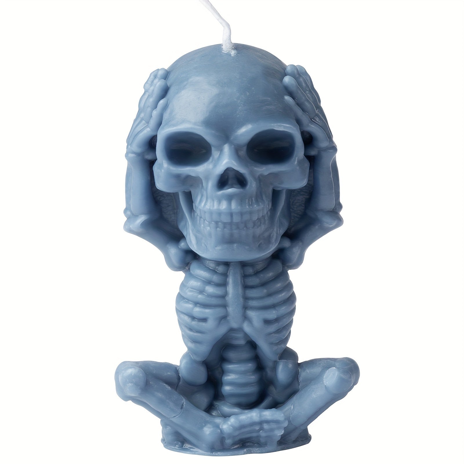 4 PCS Skull Creative Candles, Halloween Skull Scented Candle, Handcrafted DIY Aromatherapy Candle For Spooky Home Decoration, Halloween Gift Set Lootquake LLC