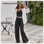 Women's Fashion Simple Solid Color Suit - SJB-DIAMOND ELITES