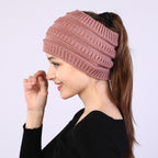 Ladies Knitted Hairband Widening Face Wash Head Cover Pi-Mart