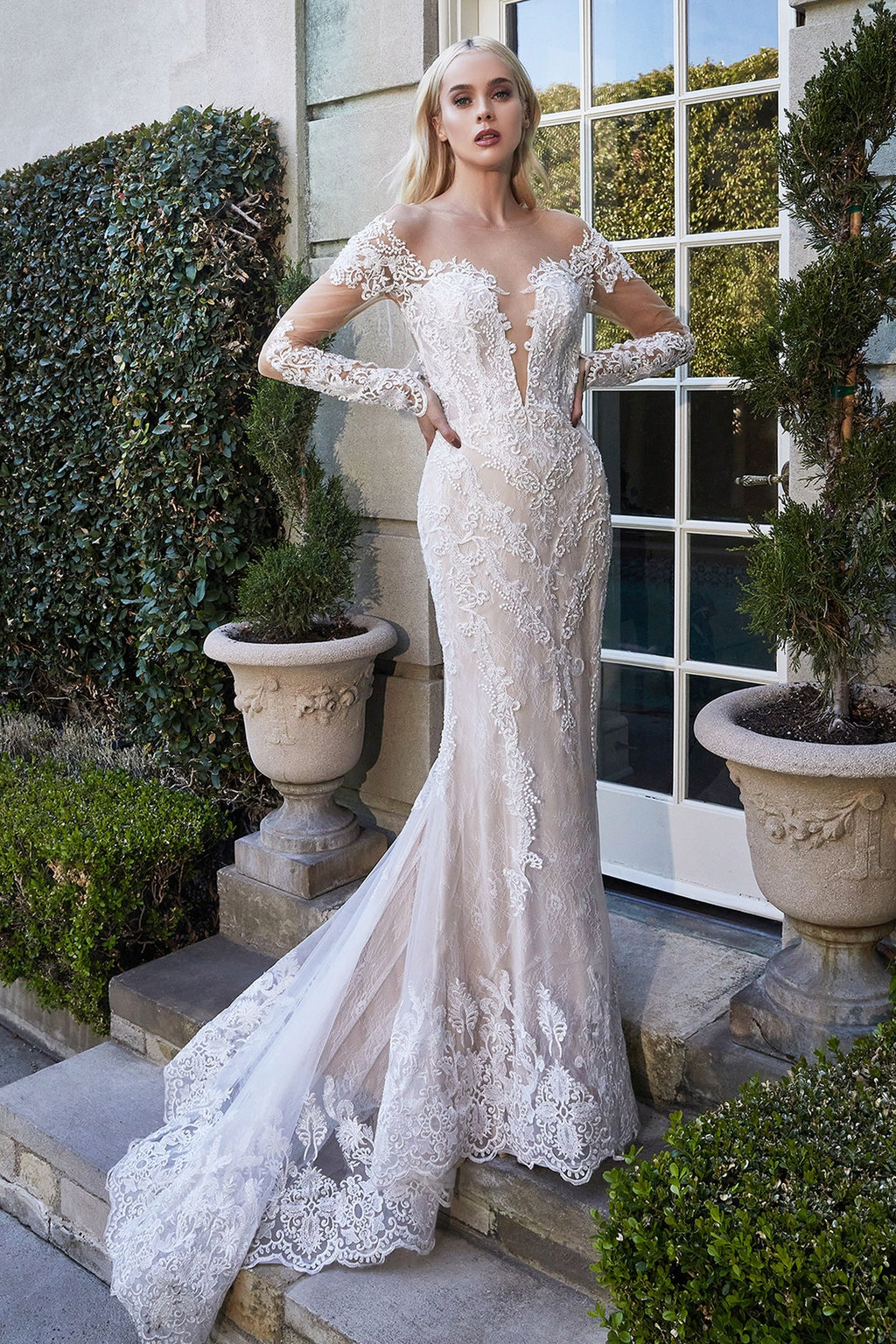 Bohemian Lace Mermaid Gown Purplish Diva
