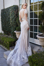 Bohemian Lace Mermaid Gown Purplish Diva