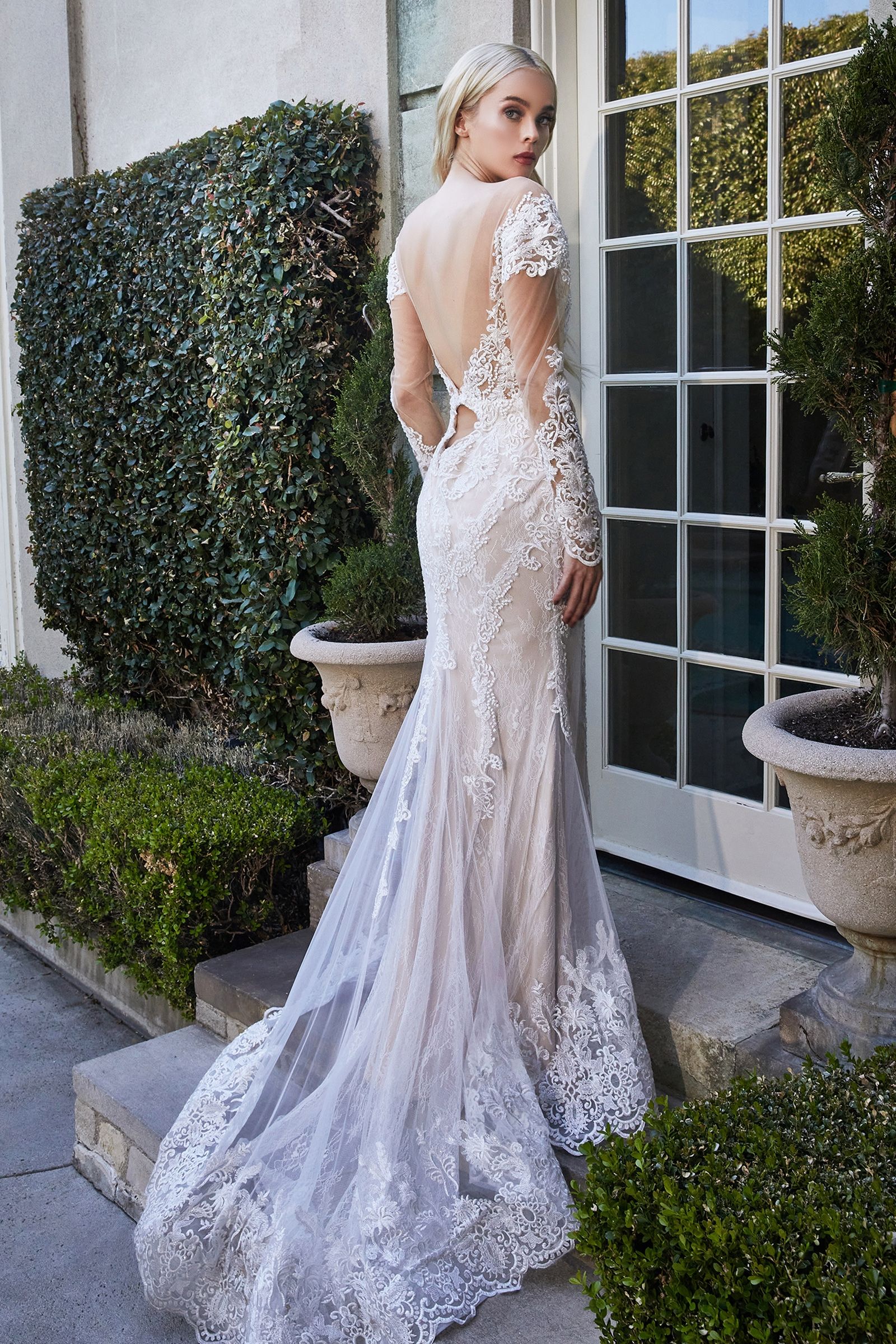 Bohemian Lace Mermaid Gown Purplish Diva