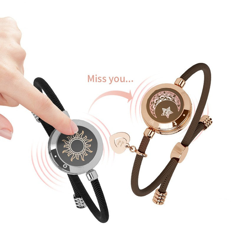 Sun-Moon Smart Sensing Couple Bracelet Pi-Mart