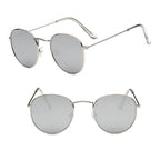 Leon Elegant Unisex Woman and Man Classic Round  Sunglasses Designer Glasses Lady Round Luxury Retro Sunglasses With Vintage Mirror Oculos De Sol Gafas - SJB-DIAMOND ELITES