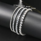 Iced Out Crystal Tennis Bracelet Pi-Mart