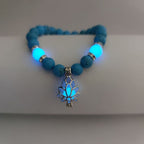 Glow In The Dark Natural Stone Bracelet Pi-Mart