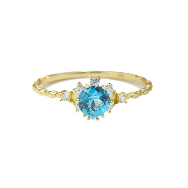Women's Simple Retro Snowflake Ring Pi-Mart