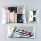 Portable Transparent Cosmetic Brush Storage Bag Pi-Mart