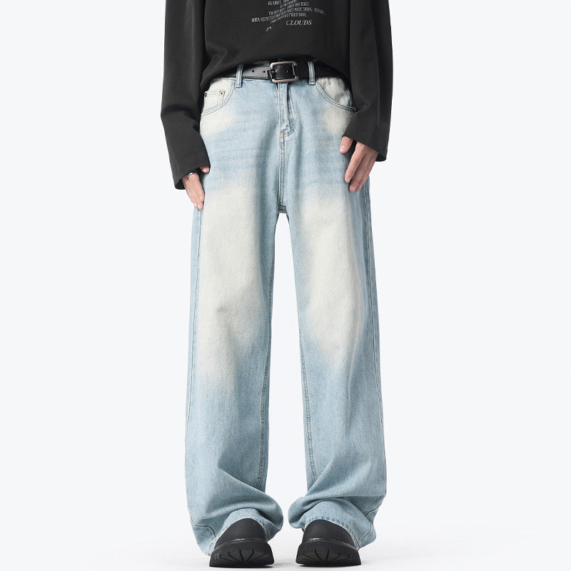 Autumn And Winter American High Street Retro Washed Jeans Lootquake LLC